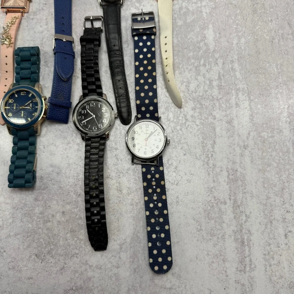 Bundle of 9 Watches Untested‎ - TimeX, Juicy Couture, Accutime, Xhilaration